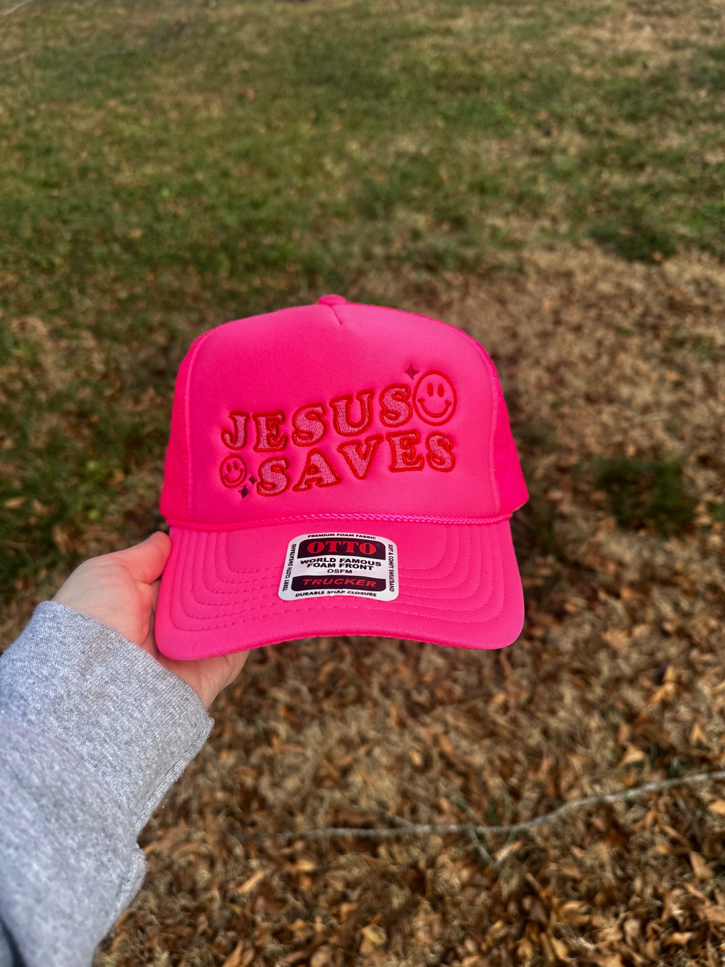 Jesus Saves Embroidered Hat