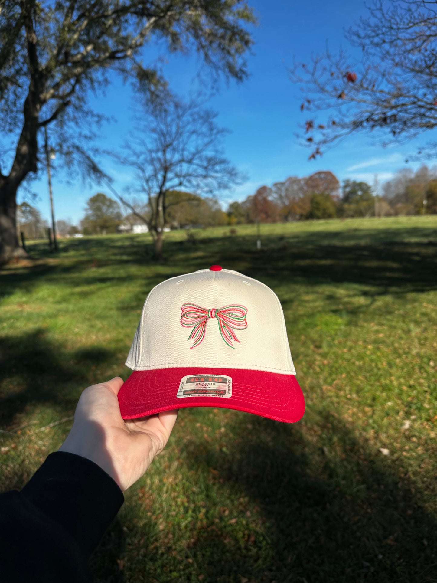 The Christmas Bow Trucker Hat