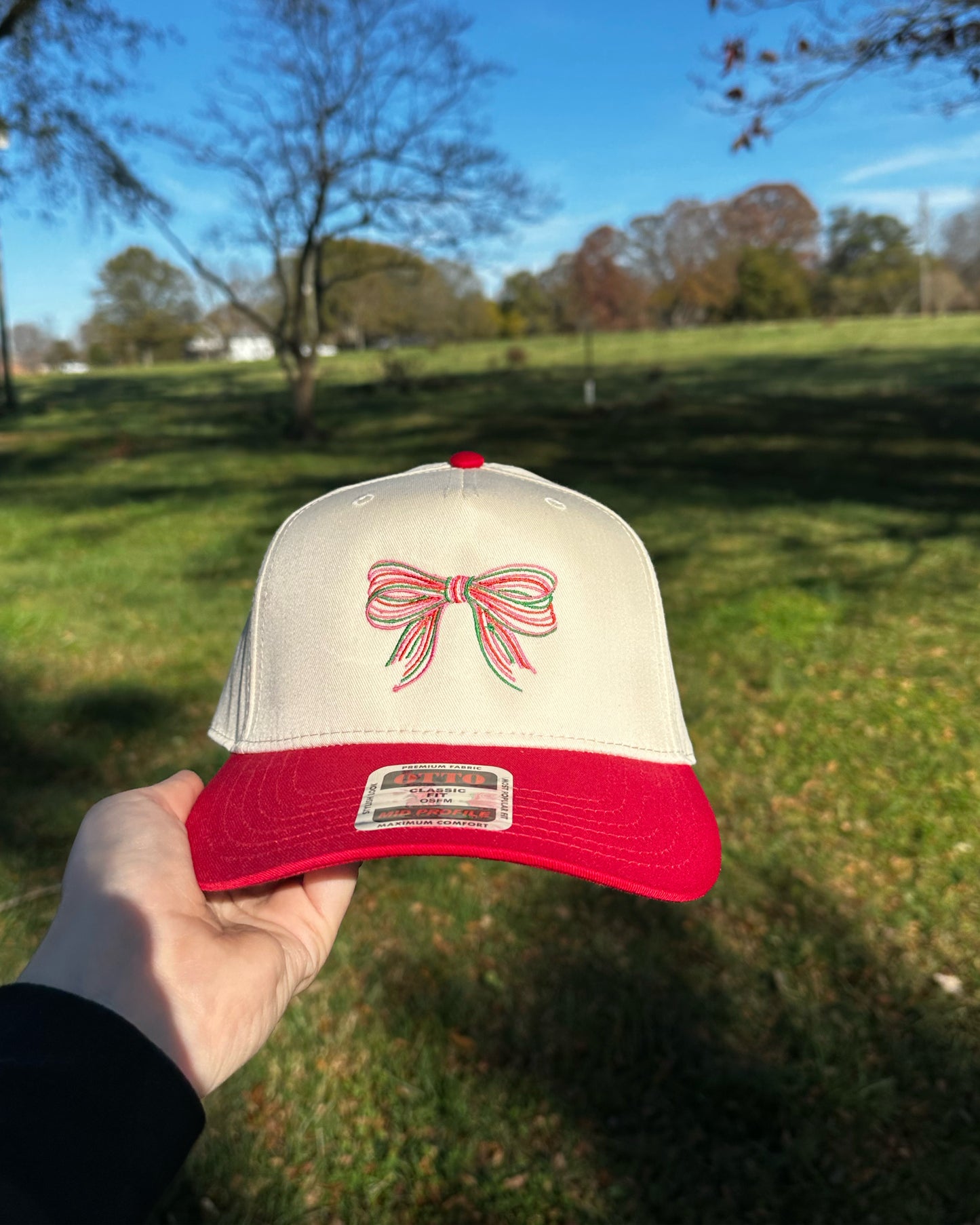 The Christmas Bow Trucker Hat