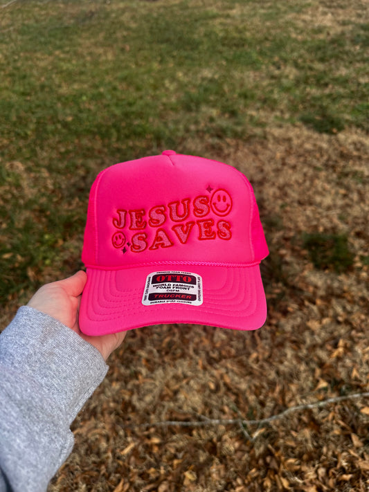 Jesus Saves Embroidered Hat