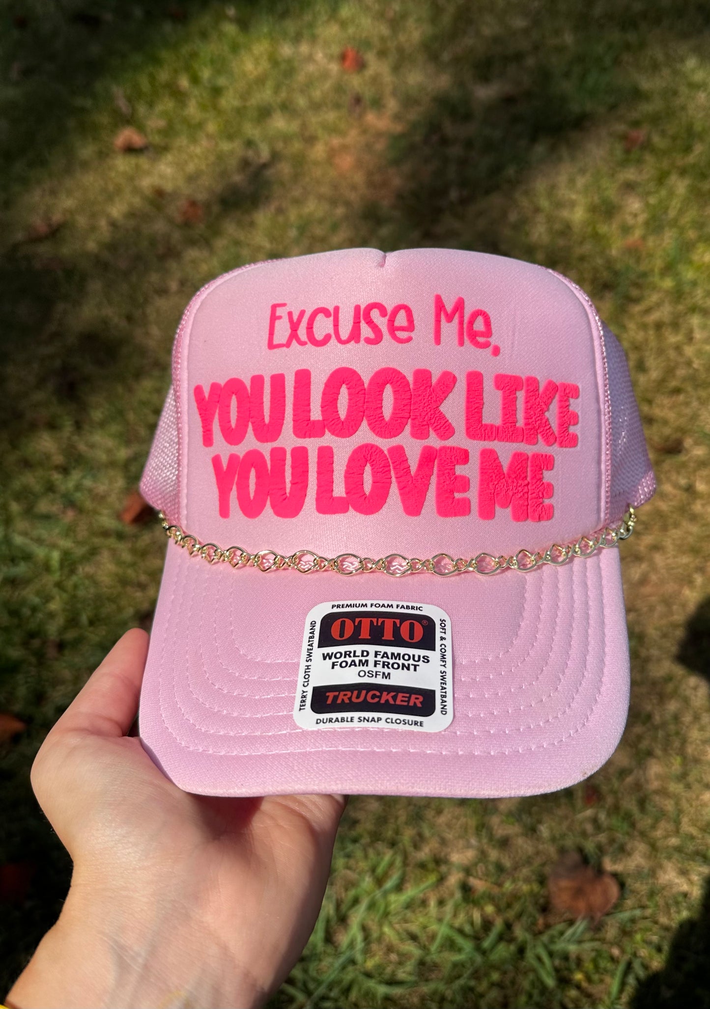 Excuse Me, You Look Like You Love Me Puff Trucker Hat